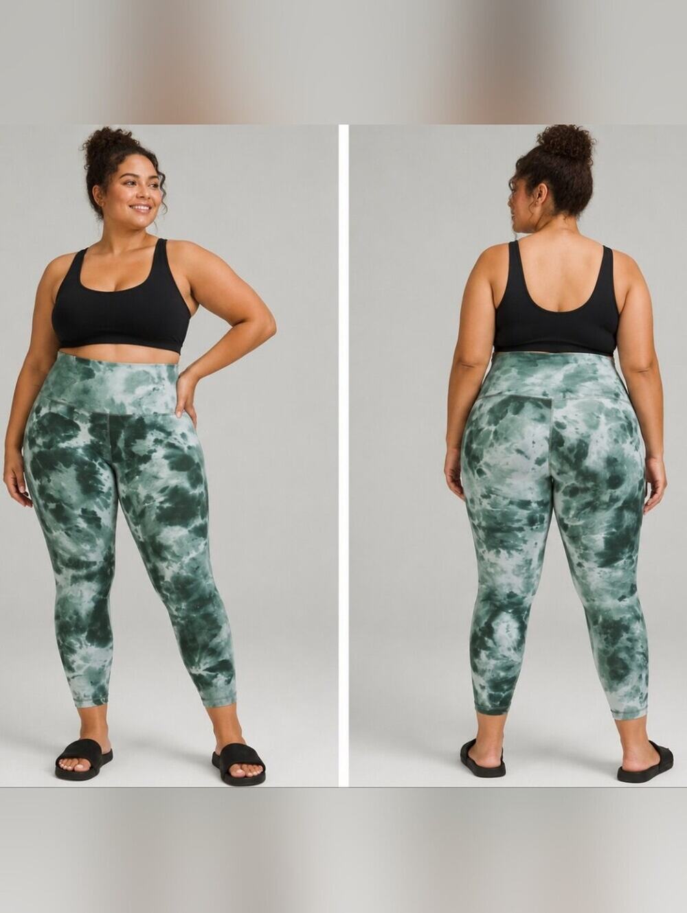 Lululemon Align High-Rise Pant w/ Pockets 25" Diamond Dye Starlight Spruce Sz 20